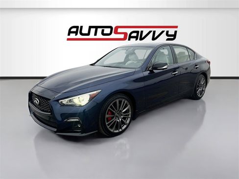 Used 2021 INFINITI Q50 Red Sport 400 w/ Cargo Package image 3