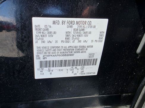 Used 2016 Ford Edge Sport w/ Equipment Group 401A AWD/4WD image 24