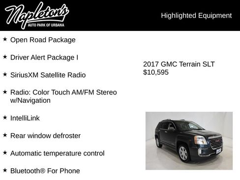 Used 2017 GMC Terrain SLT w/ Open Road Package FWD image 15