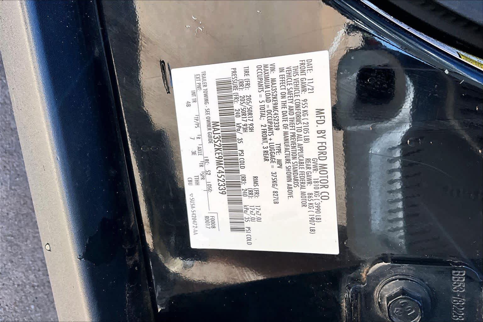 Used 2021 Ford EcoSport Titanium FWD image 29