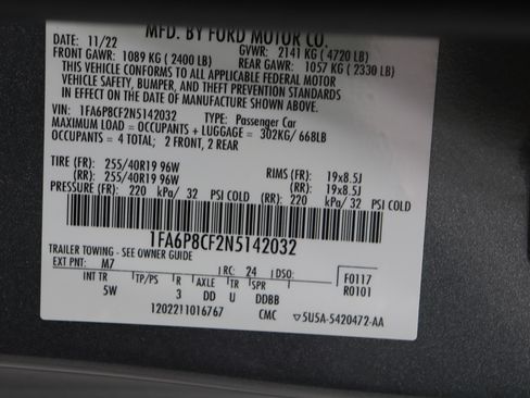 Used 2022 Ford Mustang GT Premium w/ Equipment Group 401A image 36