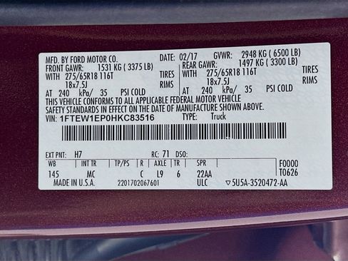 Used 2017 Ford F150 XLT w/ Equipment Group 302A Luxury AWD/4WD image 30