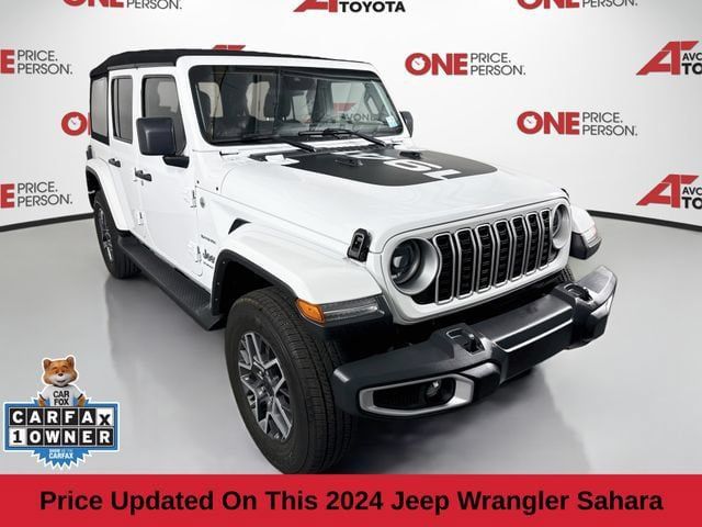 Used 2024 Jeep Wrangler Unlimited Sahara AWD/4WD image 1