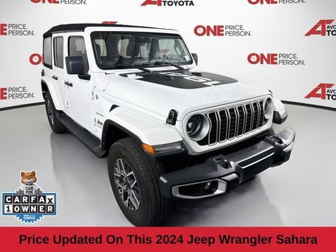 Used 2024 Jeep Wrangler Unlimited Sahara AWD/4WD image 1