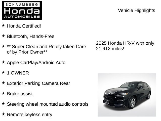 Used 2025 Honda HR-V LX image 14