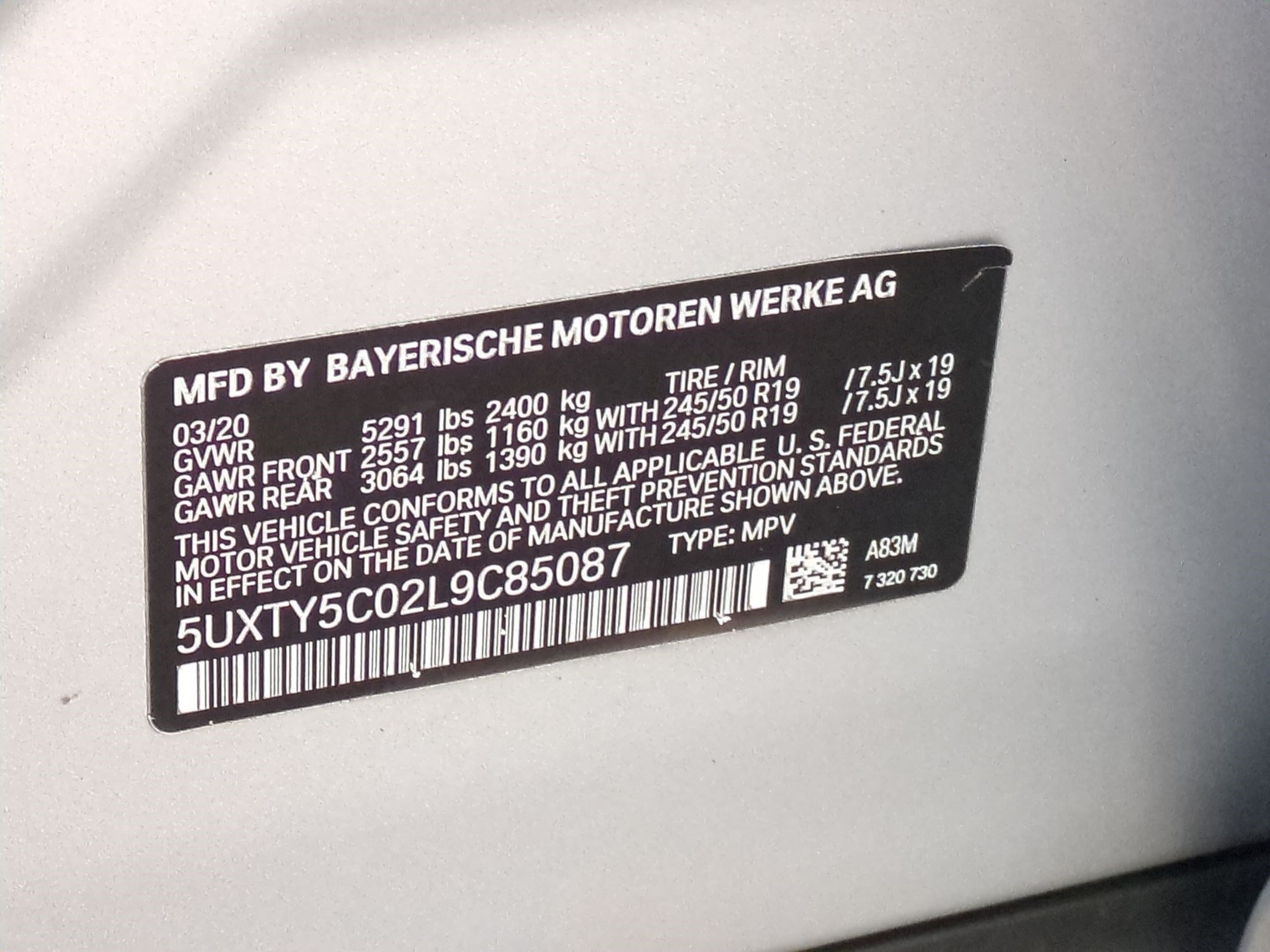 Used 2020 BMW X3 xDrive30i w/ Convenience Package AWD/4WD image 32