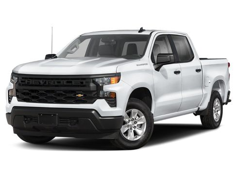 Used 2025 Chevrolet Silverado 1500 Custom w/ Turbomax Blackout Package AWD/4WD image 1