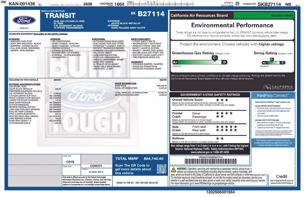 New 2025 Ford Transit 350 XL RWD image 5