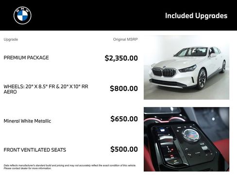 Used 2025 BMW i5 xDrive40 w/ Premium Package image 4