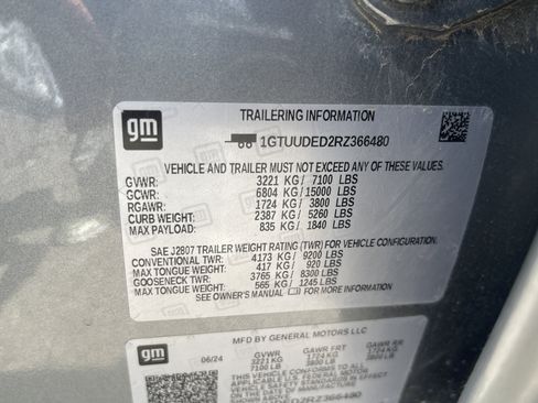 Used 2024 GMC Sierra 1500 SLT AWD/4WD image 5