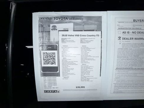 Used 2020 Volvo V60 T5 Cross Country w/ Protection Package Premier AWD/4WD image 13