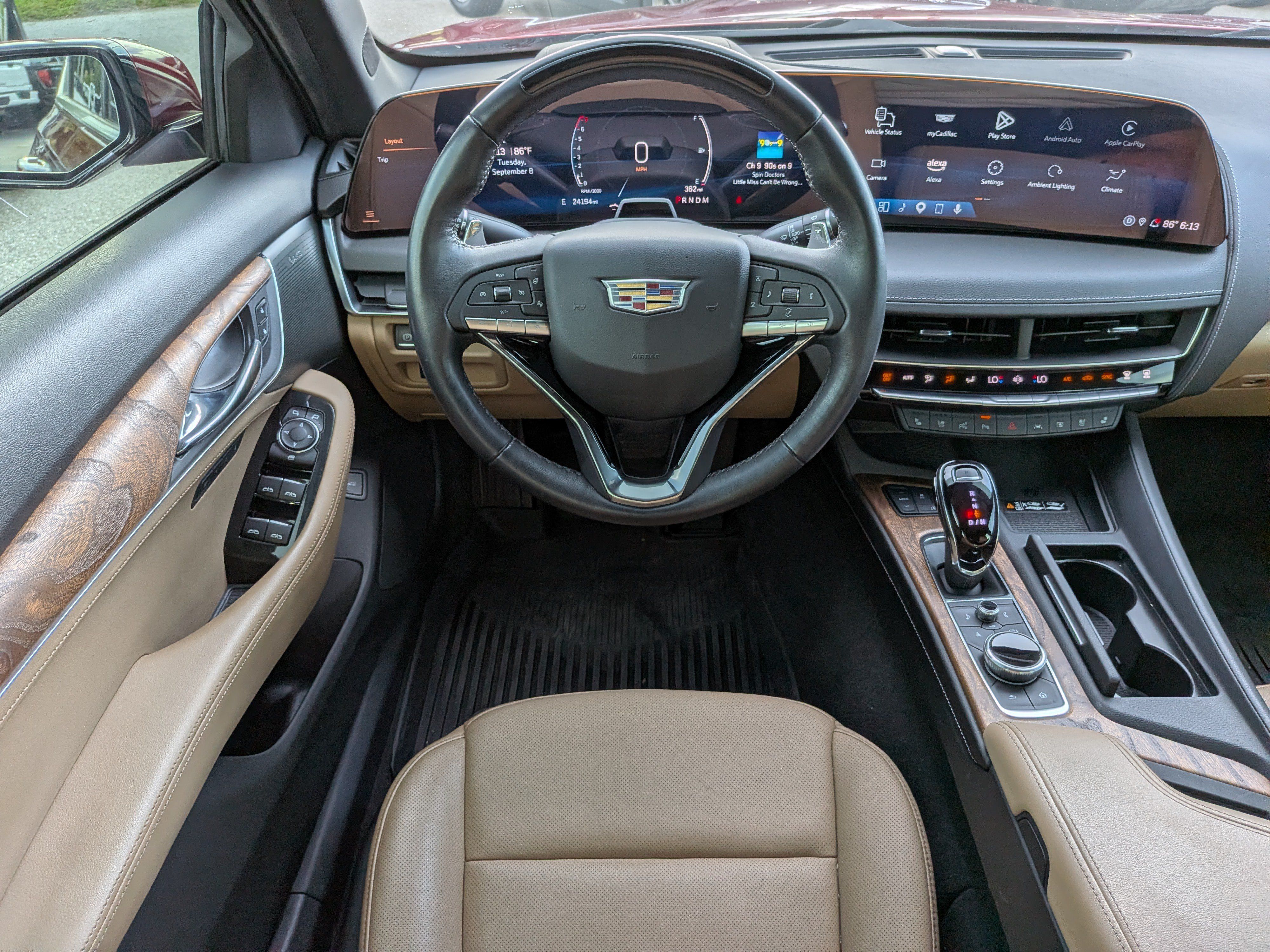 Certified 2025 Cadillac CT5 Premium Luxury w/ Sun And Sound Package RWD image 14