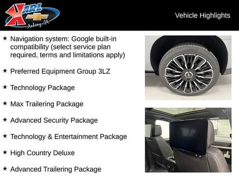 New 2026 Chevrolet Suburban High Country AWD/4WD image 3