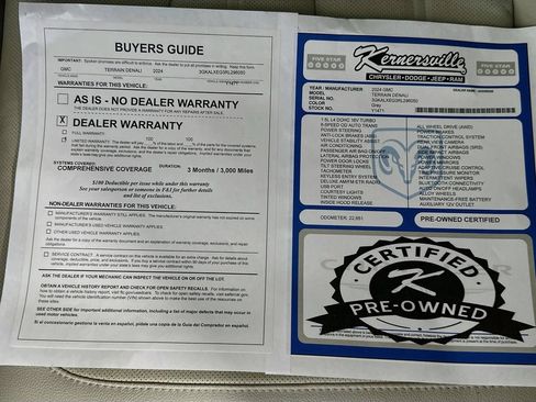 Used 2024 GMC Terrain Denali w/ Denali Premium Package AWD/4WD image 36