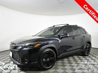Certified 2025 Toyota Corolla Cross Hybrid Nightshade video 1