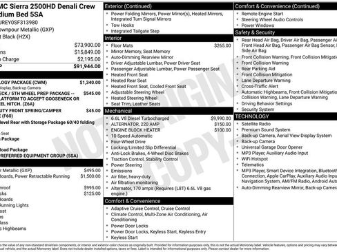 Used 2025 GMC Sierra 2500 Denali w/ Technology Package AWD/4WD image 12