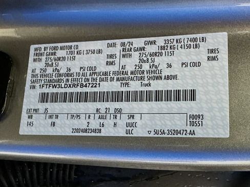 Used 2024 Ford F150 XLT w/ Equipment Group 302A MID AWD/4WD image 26