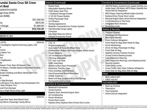 New 2026 Hyundai Santa Cruz SE AWD/4WD image 6