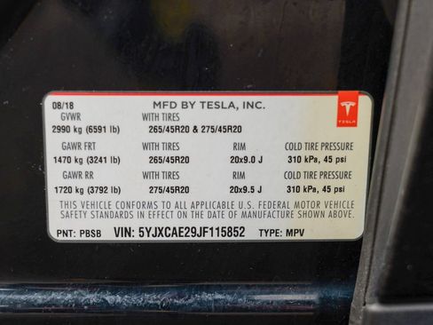Used 2018 Tesla Model X 75D image 48
