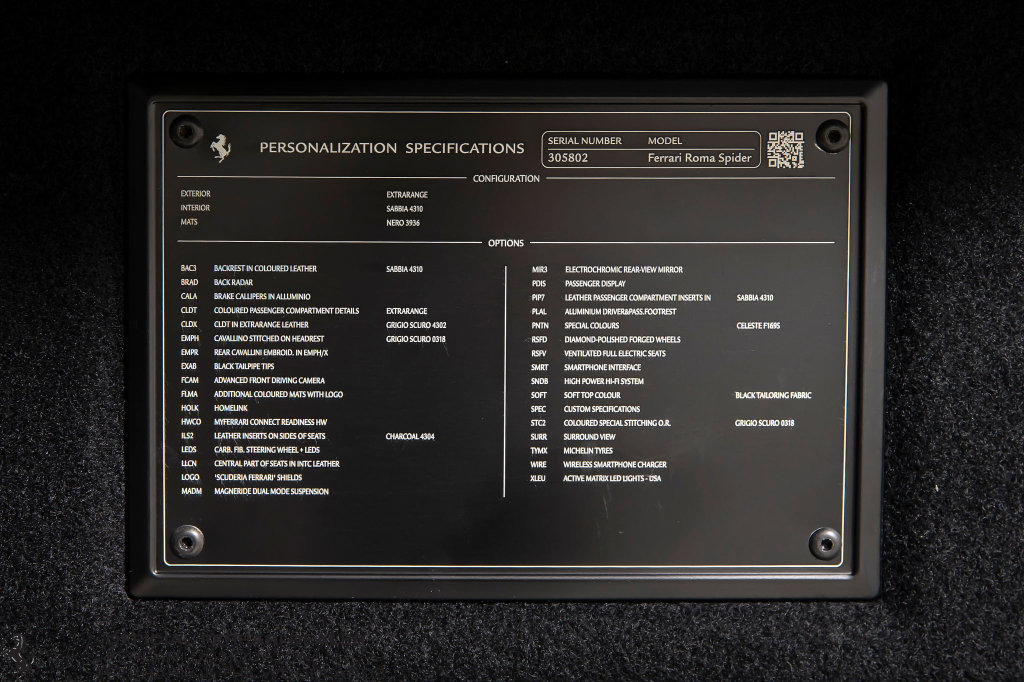Certified 2024 Ferrari Roma Spider RWD image 39