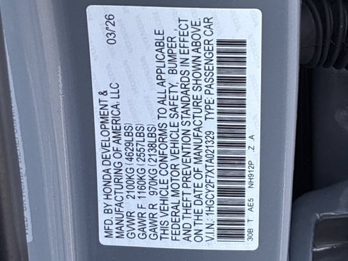 Certified 2026 Honda Accord Sport image 39