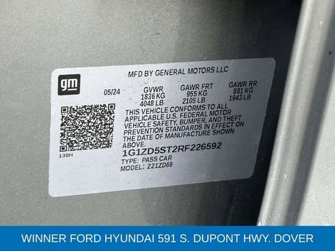 Used 2024 Chevrolet Malibu LT FWD image 12