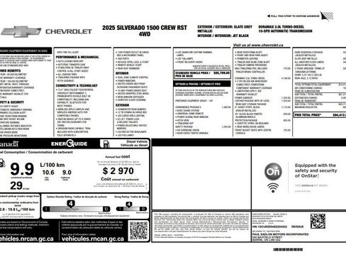Certified 2025 Chevrolet Silverado 1500 RST w/ Convenience Package II AWD/4WD image 34