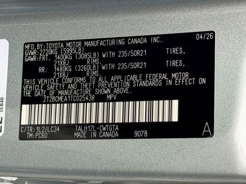 New 2026 Lexus RX 500h F Sport image 19