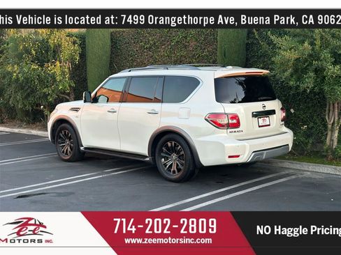 Used 2017 Nissan Armada Platinum w/ Captain Seat Package image 8