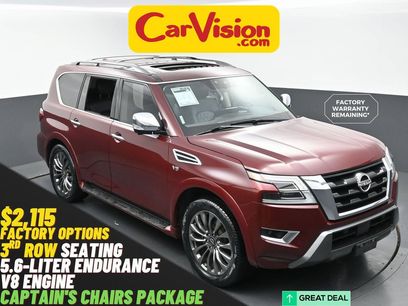 Used 2021 Nissan Armada Platinum w/ Captain's Chairs Package