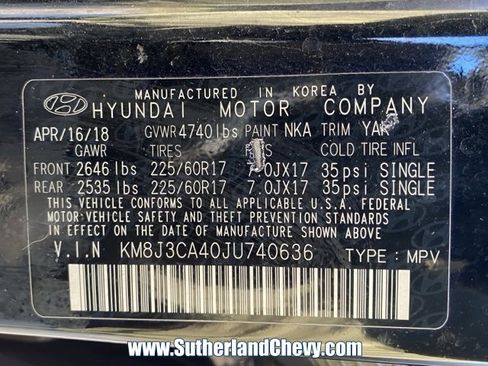 Used 2018 Hyundai Tucson SEL Plus w/ Cargo Package image 39