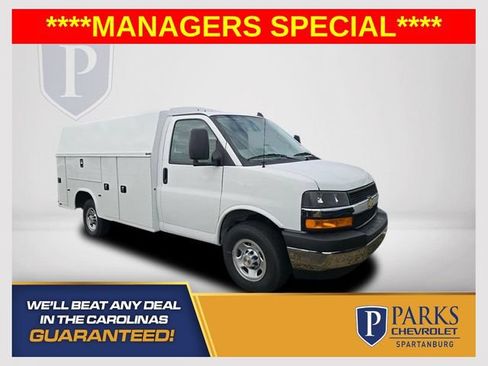 New 2025 Chevrolet Express 3500 w/ Power Convenience Package RWD image 1