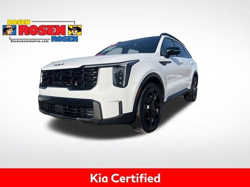 Certified 2025 Kia Sorento SX Prestige w/ Olive Brown Leather Package image 1