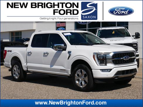 Certified 2021 Ford F150 Platinum w/ Equipment Group 701A High AWD/4WD image 1