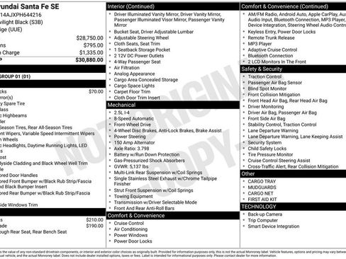 Used 2023 Hyundai Santa Fe SE image 3