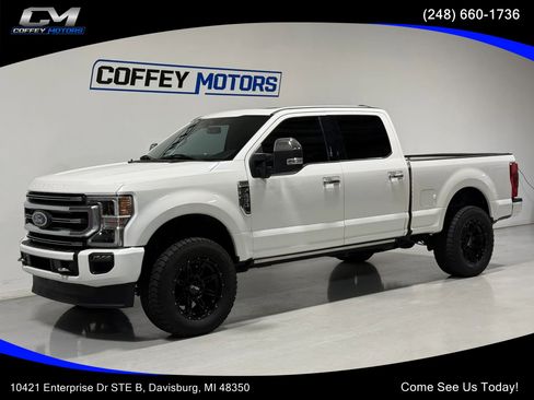 Used 2021 Ford F250 Platinum w/ FX4 Off-Road Package AWD/4WD image 1