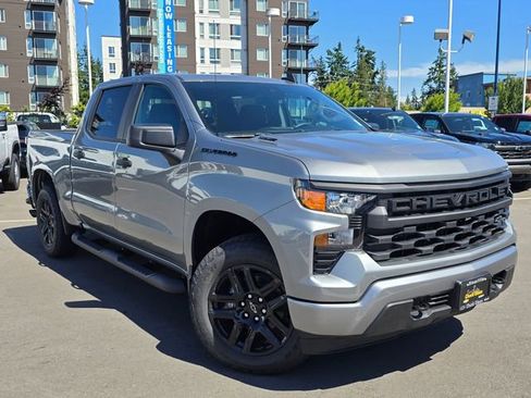 New 2025 Chevrolet Silverado 1500 Custom w/ Turbomax Blackout Package image 1