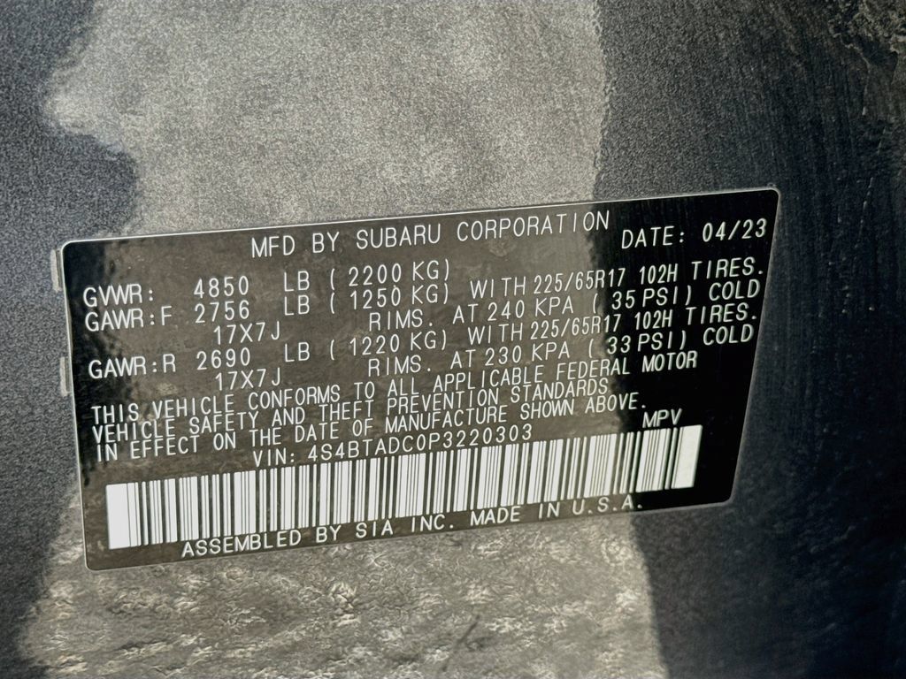 Certified 2023 Subaru Outback Premium AWD/4WD image 38