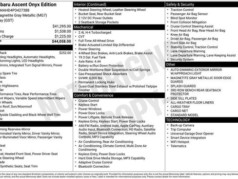 Used 2023 Subaru Ascent Onyx Edition image 11