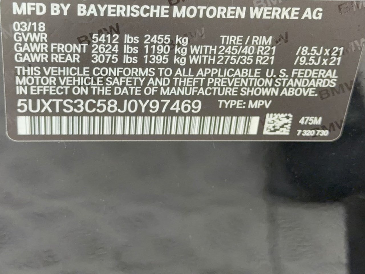 Used 2018 BMW X3 M40i AWD/4WD image 31