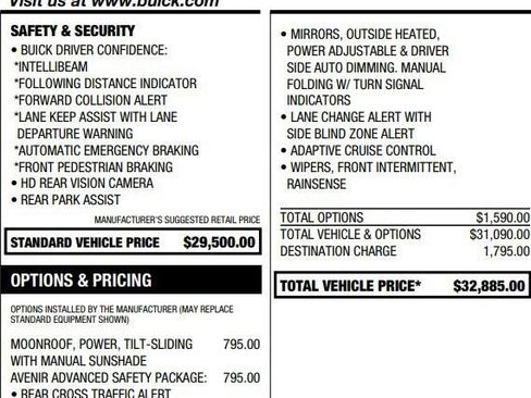 Used 2026 Buick Envista Avenir FWD image 2