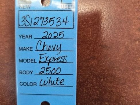 New 2025 Chevrolet Express 2500 Extended w/ Driver Convenience Package image 22