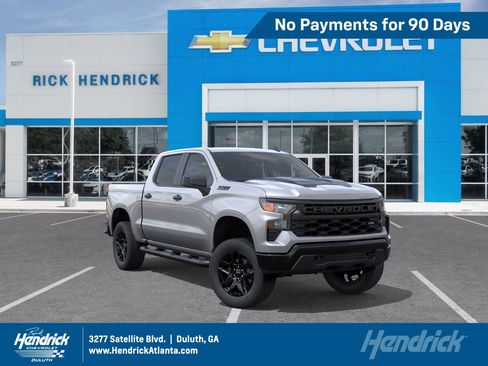 New 2026 Chevrolet Silverado 1500 Custom Trail Boss w/ Dark Appearance Package AWD/4WD image 1