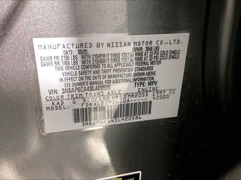 Certified 2025 Nissan Kicks SV image 42