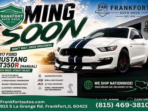 Used 2017 Ford Mustang Shelby GT350 w/ Electronics Package RWD image 1