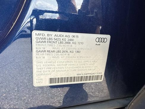 Used 2016 Audi Q5 2.0T Premium Plus w/ Technology Package AWD/4WD image 29