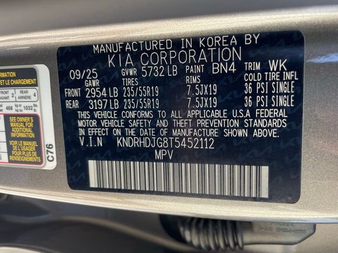 New 2026 Kia Sorento EX w/ EX Premium Package AWD/4WD image 33