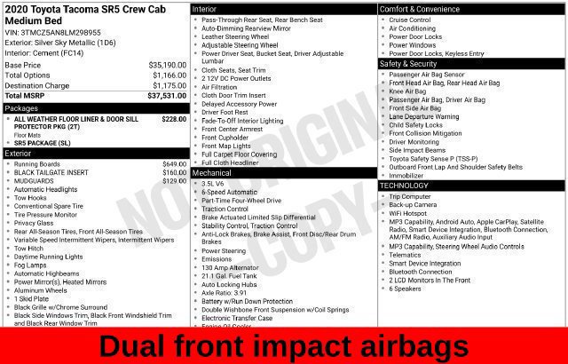 Used 2020 Toyota Tacoma SR5 AWD/4WD image 23