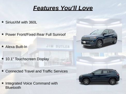Used 2026 Jeep Compass Limited w/ Sun, Sound & Navigation Group AWD/4WD image 34