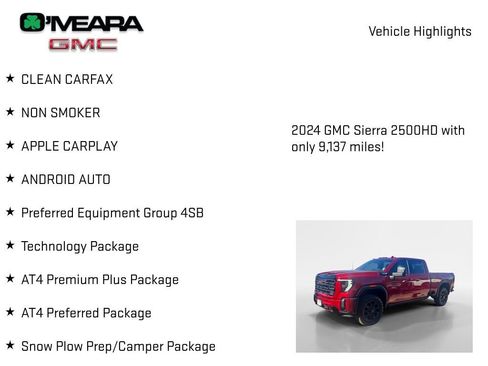 Used 2024 GMC Sierra 2500 AT4 w/ AT4 Premium Plus Package AWD/4WD image 8